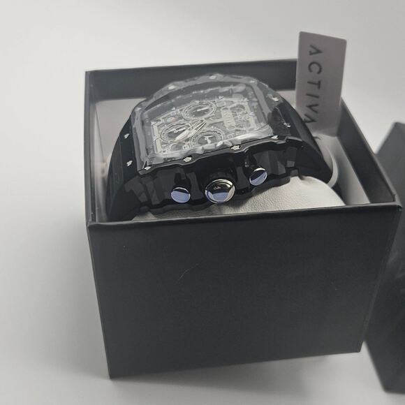 Activa X Invicta Men's Watch w/ Skeleton Dial - 44.3mm, Black (ACW2305-007) - Picture 5 of 7